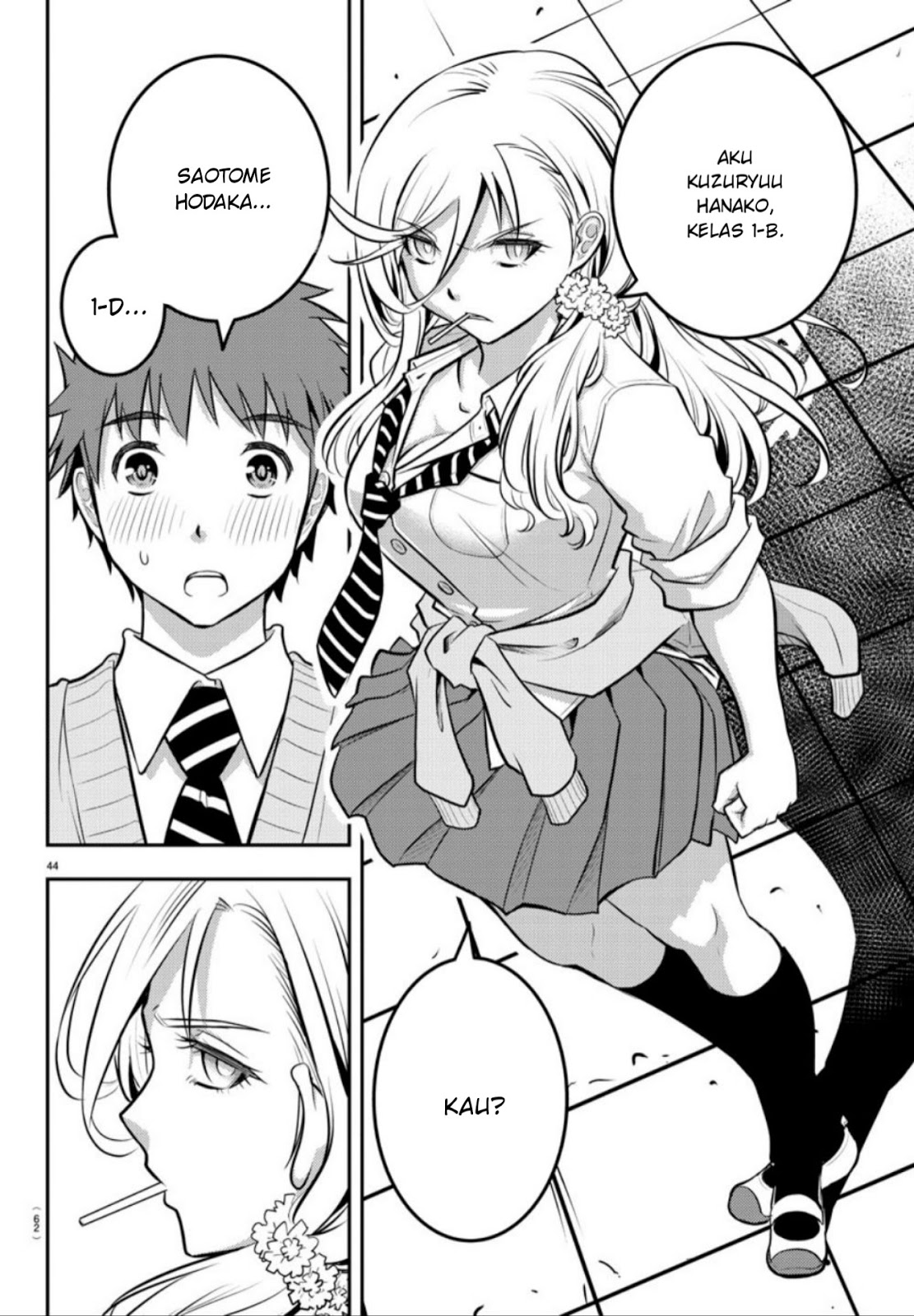 Yankee JK Kuzuhana-chan Chapter 01 Bahasa Indonesia